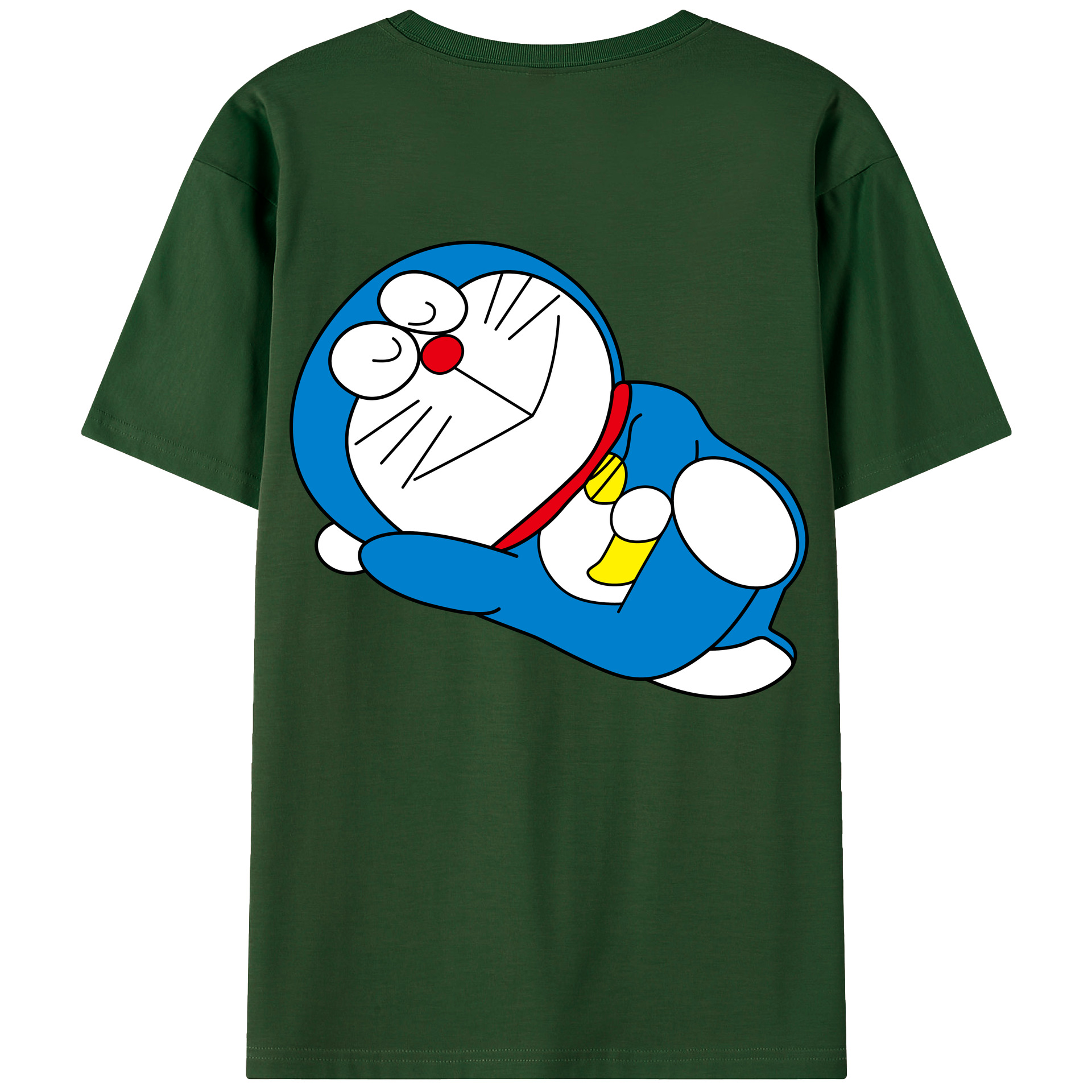 （画像用） ドラえもん Doraemon 綿100％半袖Tシャツ（背面プリント）